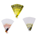36 Pieces Mixed Color Durable Archery Arrow Stickers Wraps 27cm x 3cm