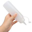 4PCS Squeeze Squirt Condiment Bottles Salad Sauce Dispenser Ketchup CruetB Hn