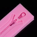 1x Zip Zipper Silicone Cake Fondant Decor Topper Mould Chocolate Baking Mold BX