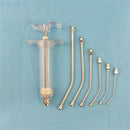 Veterinary Crop Feeding Kit - 6Pc curved gavage tubes & 1Pc Syringe