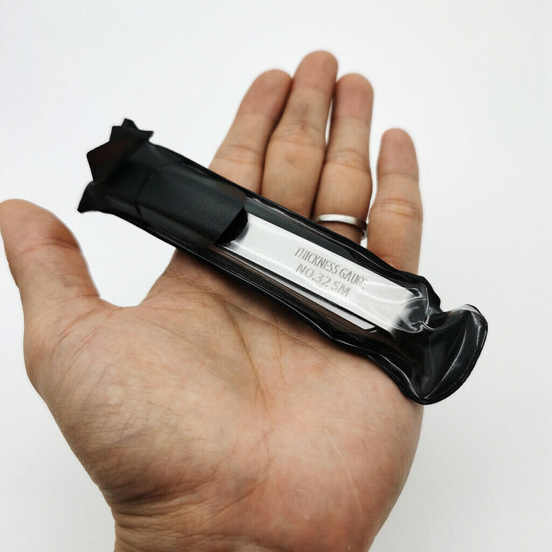 2 X Metric Stainless Steel Feeler Gauge And Fiddle Maker at