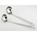 3pcs Stainless Steel Soup Spoons Ladle Long Handle W/Hook