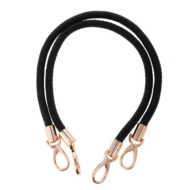 4pieces PU Leather Braided Bag Strap Handbag Holder Bag Handle Replacements