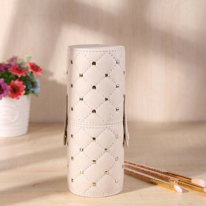 Fashion Makeup Brushes Holder Case Pu Leather Travel Pen Holder Storage Cos K5M6