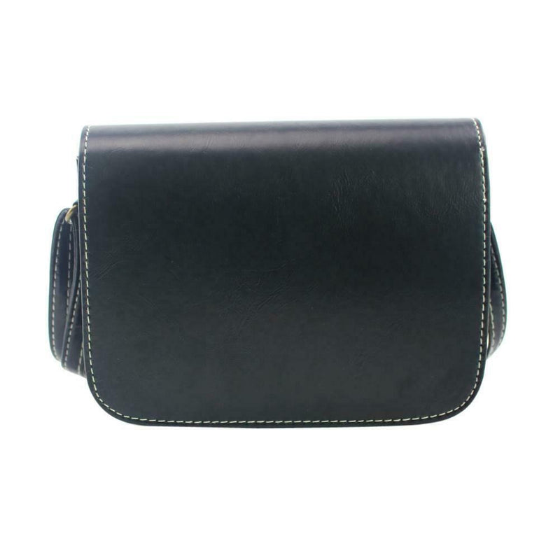 women messenger bags crossbody bags ladies shoulder purse(Black)