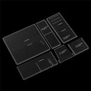 Acrylic Template for business long wallet Leather craft Pattern stenci Gw