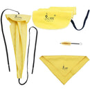 Alto Tenor Soprano Saxophone Care Kit, Cleaning Cloth Swabs Mouthpiece Brush for