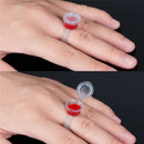 10pcs Pigment Tattoo Ink Cup Ring Holder Permanent Microblading Eyebrow Makeu Gn