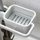 Kitchen Sink Faucet Sponge Soap Storage Organizer Shelf Rack Cloth Holder O0B2