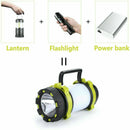 USB Rechargeable LED Outdoor Camping Tent Light Lantern Hiking Bright Flashlight