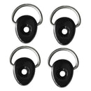4 Packs Kayak Loop Deck Fitting With D- For Deck Bungee Line Rigging