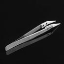 1PC Ceramic Tweezers with Stainless Steel Handle Curved Aimed Tweezer
