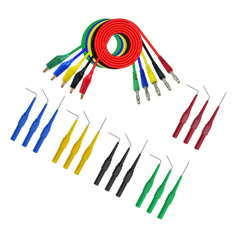 4 Mm Multimeter Banana Plug With Crocodile Clip Test Cable