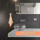 1Pc Self Adhesive Stainless Steel Towel Hooks Tea Towel Holders F7Q2 C2Y3