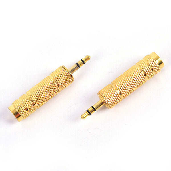 1pc 3.5mm to 6.5mm Male to Female Audio Adapter 6.5 Plug 3.5 For Gu Fly