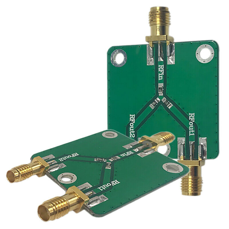 DC-5G RF Microwave Resistance Power Divider Splitter 1 to 2 Combiner SMA RadI3V2