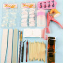 1 Set DIY Full Acrylic Powder Nail Art Tools Set Tips Brush Manicure Tool Kit