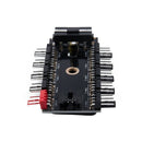 SATA Fan Hub 4pin PWM Hub PC Fan Large 4P Power Supply Splitter Adapter