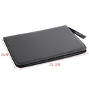 1PC Black Color Fountain Pen PU Leather Case Storage Holder For 48 Pens W6M6