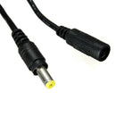 5.5mm x 2.1mm DC Power Jack Male to Female Extension Cable Cord Lead Connec Y6M5