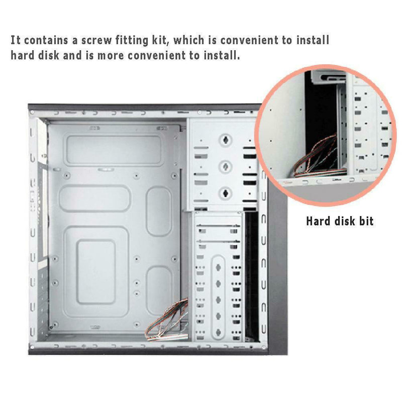 2.5 inch to 3.5 inch SSD HDD Metal Adapter Mounting Bracket Hard Drive Dock