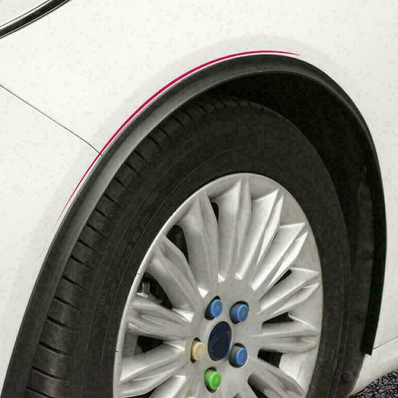 Car Wheel Fender Extension Moulding Accessory Flares Stick Trim Strip H5L8 U1S2