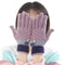 Women Men Warm Knit Mittens Imitation Wool Full Finger Guantes Female Croche@