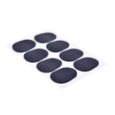 8Pcs 0.8mm Soprano Saxophone Sax Mouthpiece Patches Pad Cushions Black 3C