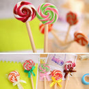 10 pcs novelty Lollipop ballpoint pen school stationary store school suppli