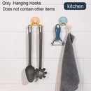 4pcs/set Self  Wall Hangers Strong Sticky Easy Install Hanging Hooks