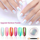 1pcs Nail Glitter Rainbow Powder Mirror Shimmer Nail Art Decoration Neon Po G6S5