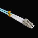 1M LC-LC Duplex 10 Gigabit 50/125 Multimode Fiber Optic Cable Om3 Aqua 10GB A
