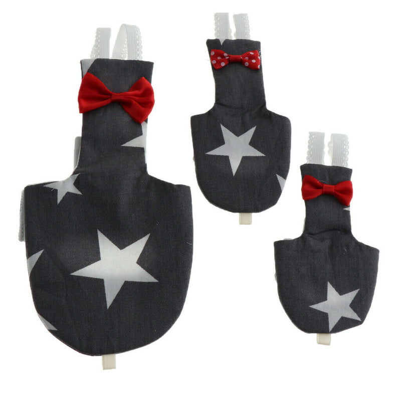 2 Pcs Size S &M Bird Flight Suit Diapers for Macaw, Congo African Greys,