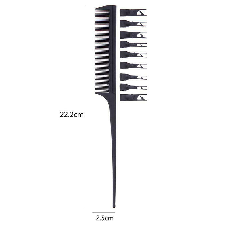 Anti Static Beauty Salon Barber Dyeing Oil Treatment Hair Comb Styling Tool