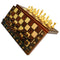 3 in 1 Foldable Chess Set Chess, Checkers, Backgammon for Kids Beginners 29x29cm