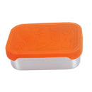 Portable Stainless Steel Lunch Box Silicone Lid Bento Food Container Crisper