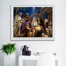 5D DIY Full Drill Diamond Painting Birth of Jesus Cross Stitch Mosaic Kits
