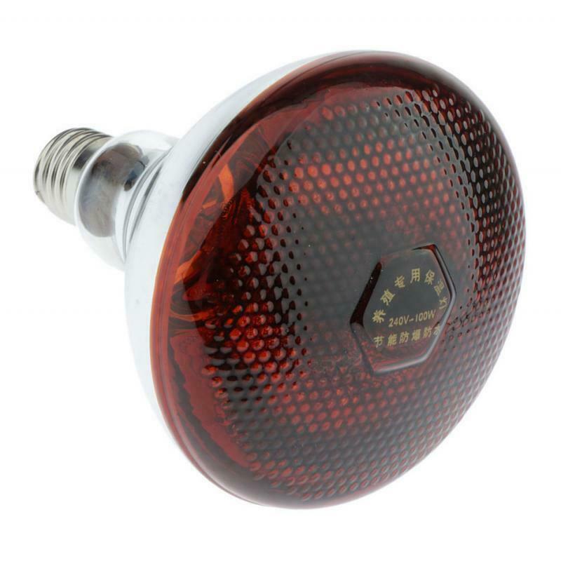 3x Reptile Infrared Heat Lamp Light Bulb For Reptile Turtle Snakes Chicken