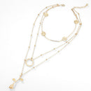 Unisex Necklace Multi-layer Cross Love Pendant Choker Punk Street Jewelry