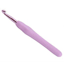 12pcs Aluminum Crochet Set TPR Handles Knitting Needles Kit Weaving Tools