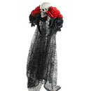 Day Of the Dead Headband Bride Veil Fancy Dress Costume Halloween Accessori