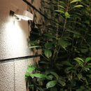 Solar Motion Sensor Wall Light Waterproof 12 LED Garden Street Lamp (White) A