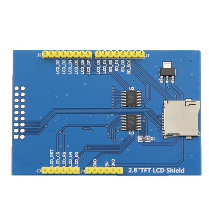 2.8 Inch TFT LCD Touch Screen Module Insert    Mega 2560 On-board 5V/3.3V -