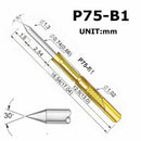 50pcs P75-B1 Dia 1.02mm 100g Cusp Spear Spring Loaded Test Probes Pogo Pins OS
