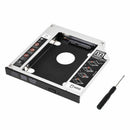 SATA 2nd HDD HD Enclosure Hard Drive Caddy Case Tray, Universal for 12.7mm  Z4E9