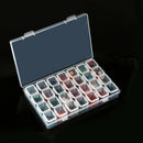 8 Packs 28 Grids Bead Organizer Containers Storage Plastic Earring Storage