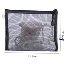 Travel Cosmetic Bag Zipper Makeup Case Organizer Storage Beauty Wash Kit Bags FT