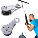 Fitness Stainless Steel Bearing Pulley Load For Lifting Wheel Cable Workout O0O4