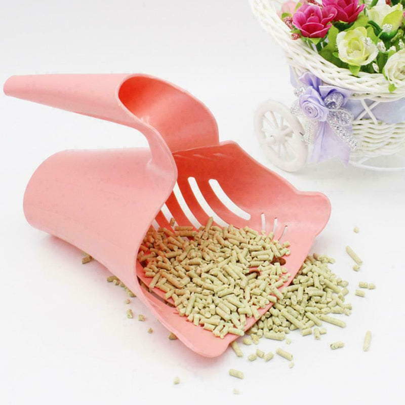 Cat Litter Shovel Scoop Sift Sand Food Grade Cleaning Toilet Training AU Du Y8D3