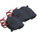 3x DC 12V Brushless Centrifugal Worm Gear Blower Mute Powerful Mini Cooling Fan